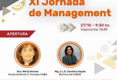 Conocé la agenda de la XI Jornada de Management
