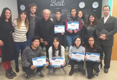 Entrega de certificados de los proyectos 
