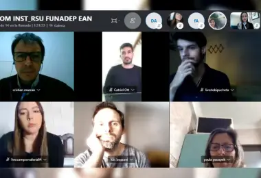 Alumnos de Comunicación Institucional presentan a FUNADEP
