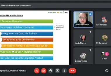 Finalizó el curso contable impositivo para emprendedores