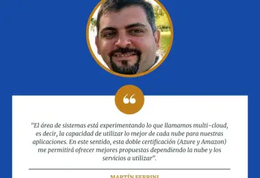 Martín Ferrini logró certificaciones de Azure y Amazon