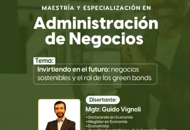 Guido Vignoli participó en el acto de apertura de la Maestría en Administración de Negocios de la UNAE