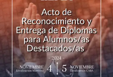 Acto de reconocimiento y entrega de diplomas para alumnos destacados 2024