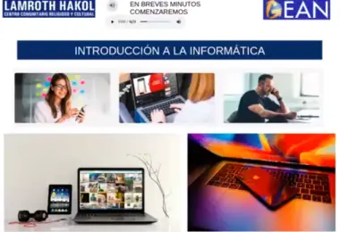 Finalizó curso de informática con Lamroth Hakol y EAN