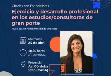 Ejercicio y desarrollo profesional en los estudios/consultoras de gran porte