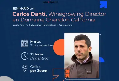 Seminario con Carlos Danti, Winegrowing Director en Domaine Chandon California