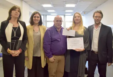 Mariana Csida premiada por Santander Río