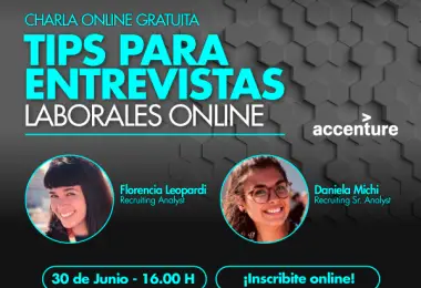 Bienvenida Accenture al ciclo "Charlas con Especialistas"