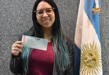 Beca Santander Río a alumnos que participan en proyectos