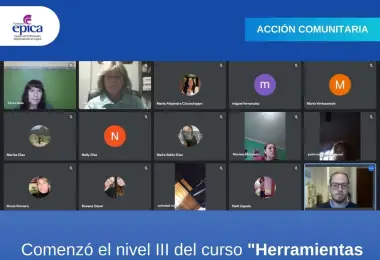Inició el nivel III del curso de herramientas virtuales