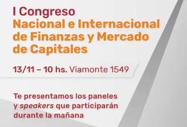 I Congreso Internacional de Finanzas  y Mercado de Capitales