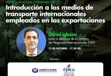 Medios de transporte internacionales en exportaciones